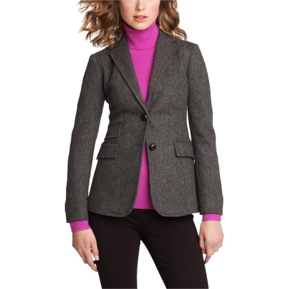 J. Crew Jackets & Blazers - J. Crew Wool Hacking Herringbone Blazer Jacket